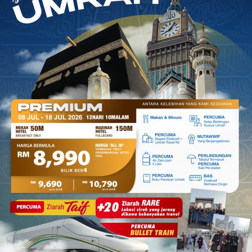 Istimewa Ziarah Umrah Musim 2026 / 1447H