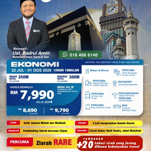 Istimewa Ziarah Umrah Musim 2026 / 1447H